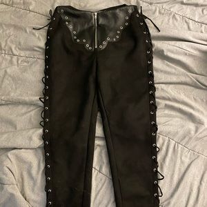 Nasty Gal Suede Pants